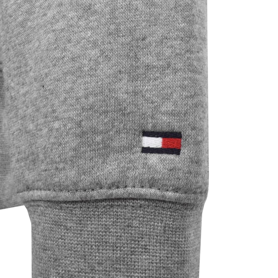 Tommy hilfiger grey half zip on sale
